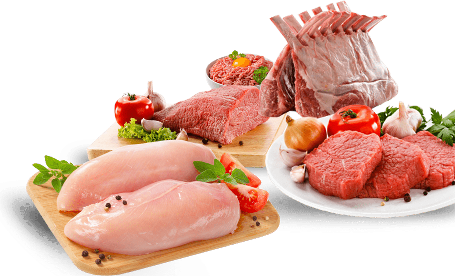 Fresh halal meat selection at India Bazaar Minnesota